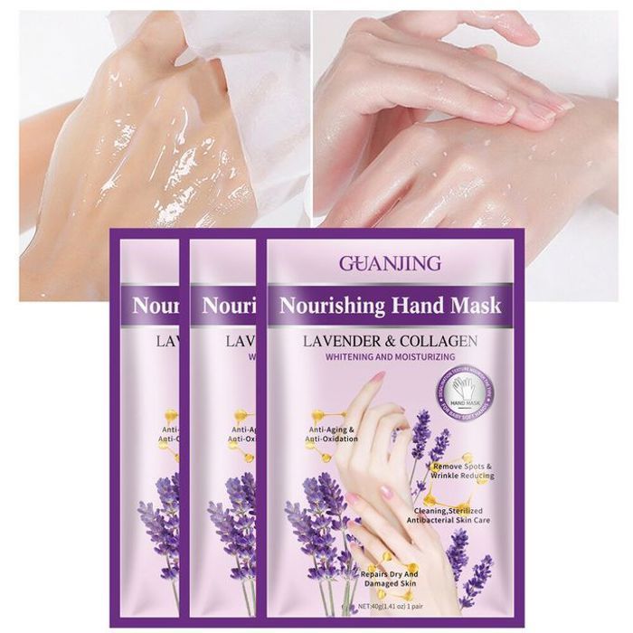 Guanjing Masque exfoliant pour les mains
