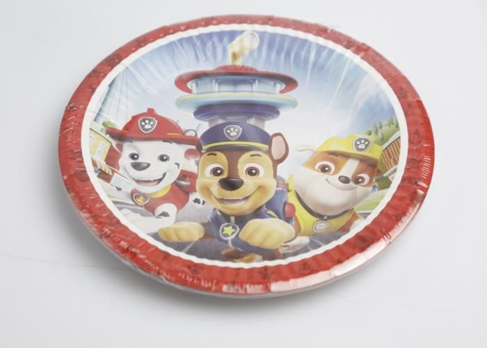 Assiette - GENERIC - Paw Patrol - Multicolore - 8 pièces - Pour enfants