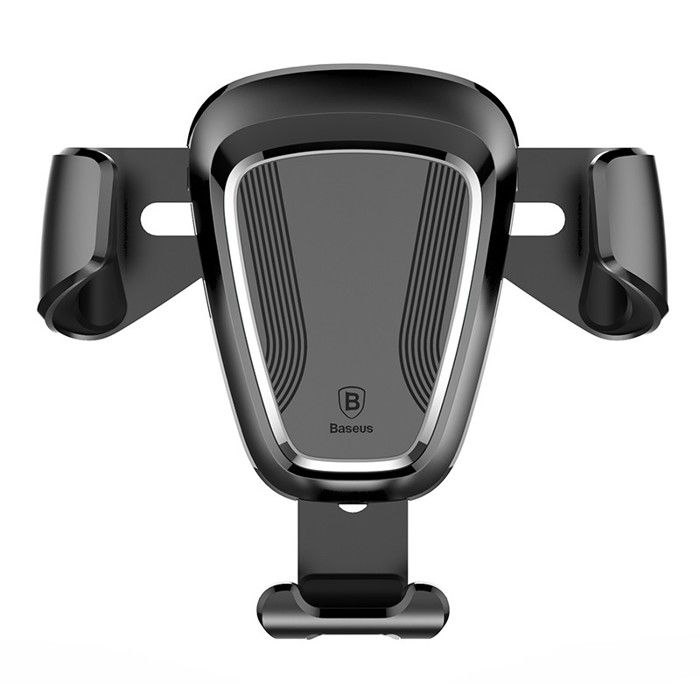 Support Voiture - Baseus - Grille 360° - Blocage/Déblocage automatique - Plastique - Noir