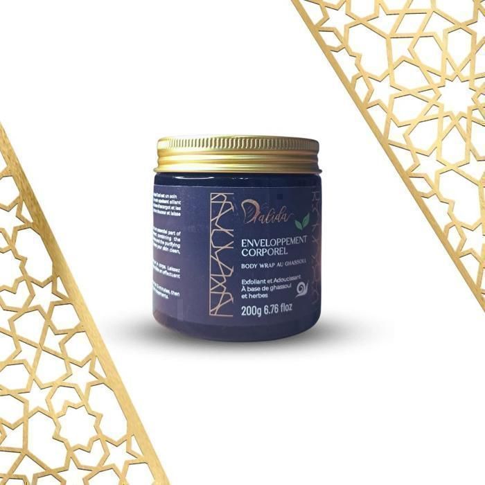 Enveloppement Corporel - Royal Oud - 200g - Huile d'argan - Bave d'escargot - Ghassoul