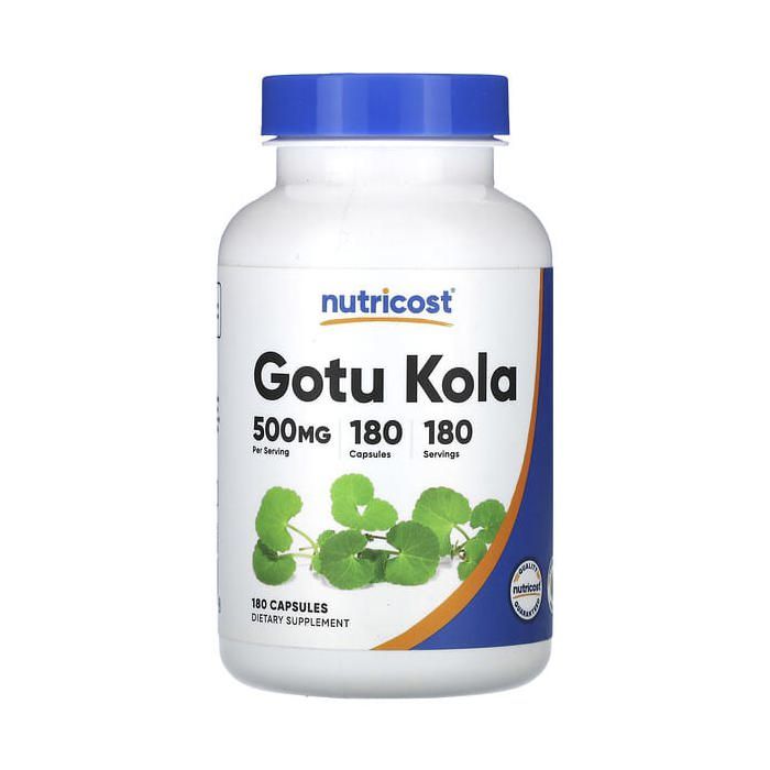 Gotu Kola, 500 mg, 180 capsules