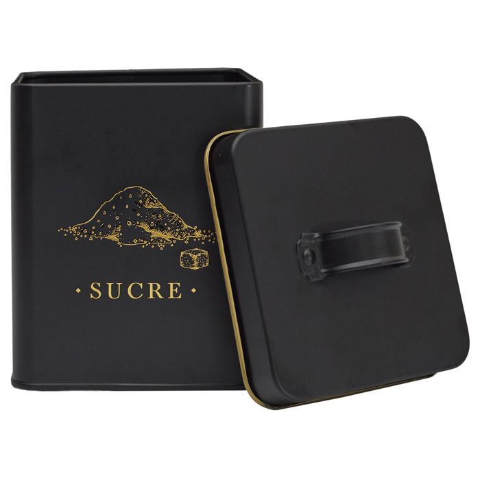 BOITE METAL NOIR ET DORE SUCRE2