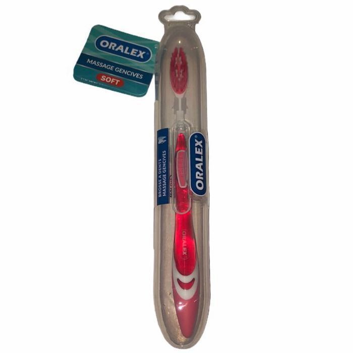 ORALEX Brosse a dents de haute qualité rouge