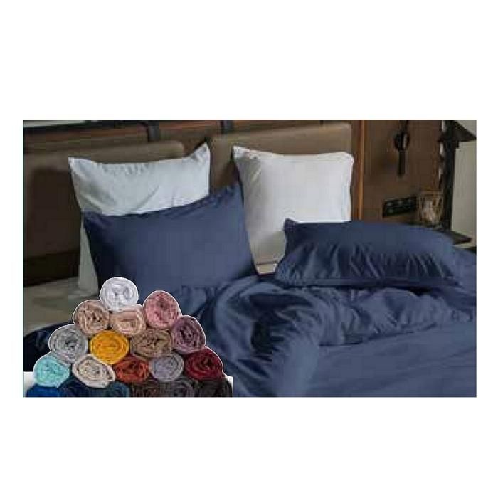 Taie D'Oreiller Cotonelle Rect 70X50  Gris Clair