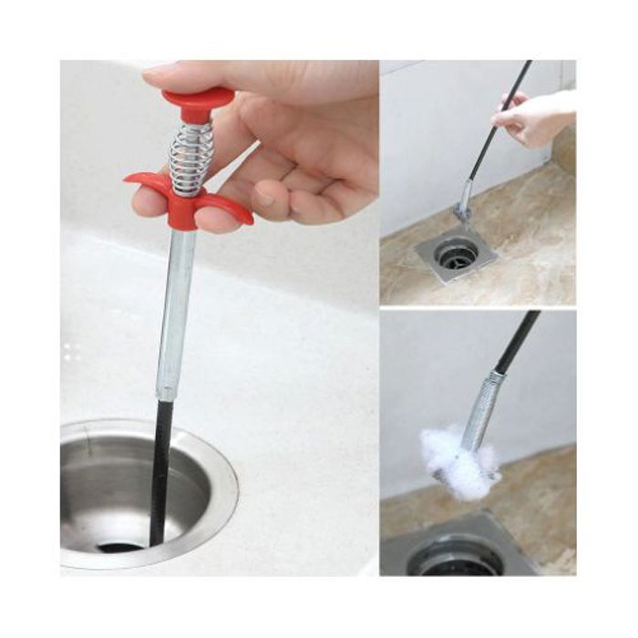 Brosse en fil pour nettoyage lavabo, déboucheur de canalisations, Brosse en fil nettoyer d'évier de cuisine et salle de bain