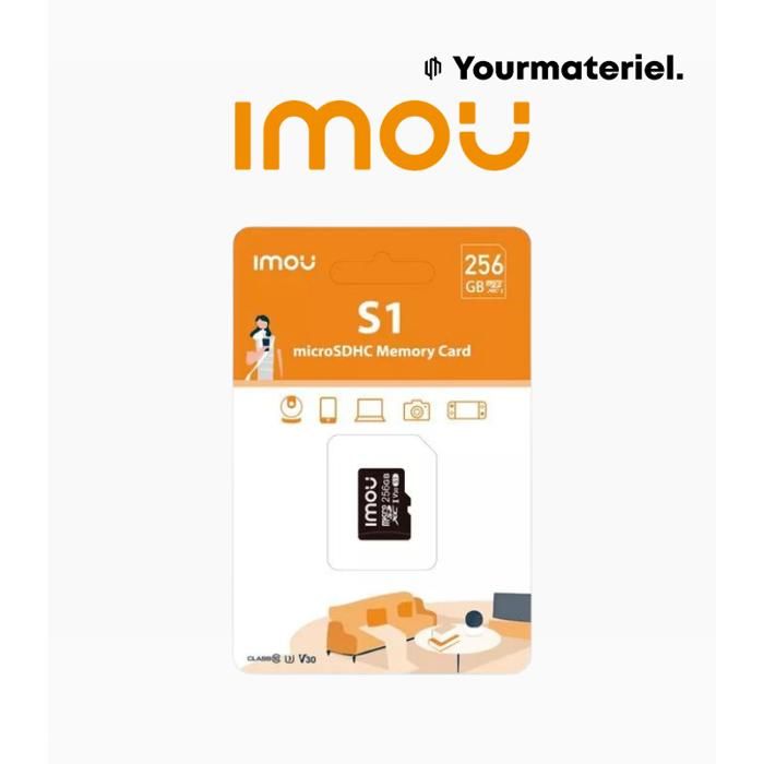 Carte Mémoire  MICRO SD 256GB imou ST2-256-S1