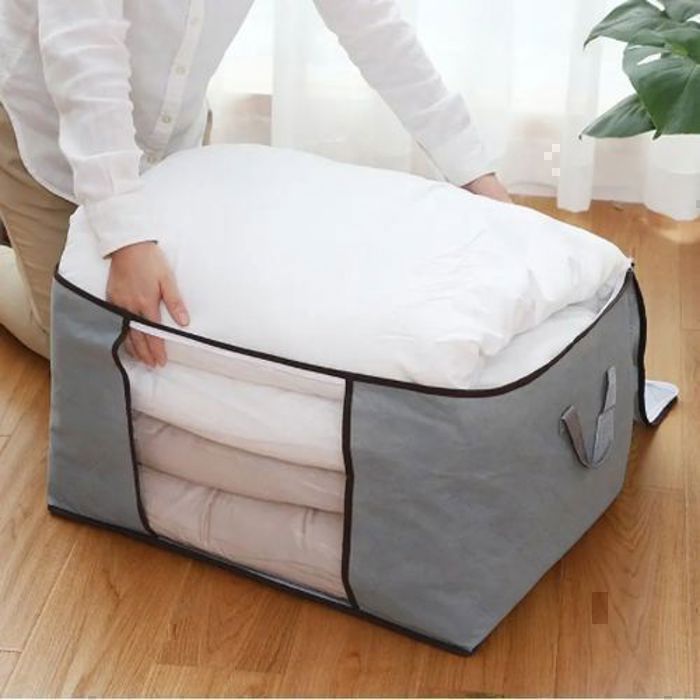 Sac de rangement - Non spécifié - 60x45x30cm - Polyester - Gris - Mixte(Couleur aléatoire)