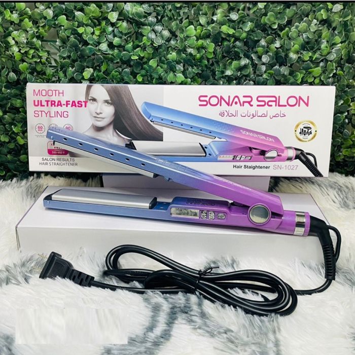 Plancha New - Lisseur Cheveux SONAR SN-1027, Avec trois suppression