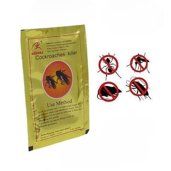 20pcs Poudre appât Anti-cafards, efficace pour tuer les cafards, Insecticide