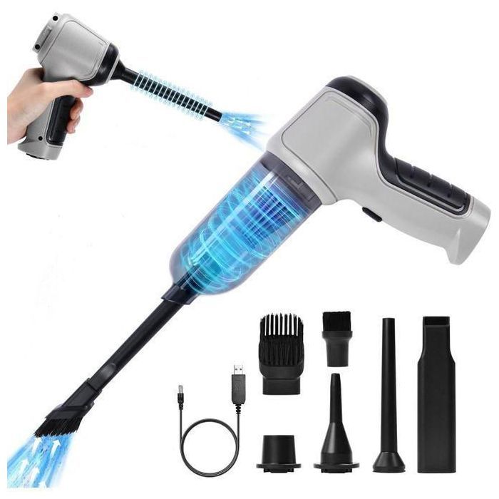 Aspirateur souffleur - GENERIC - Portable - Léger - Rechargeable - Accessoires puissants