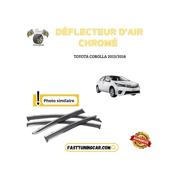Déflecteur d'air - Toyota - Corolla - Noir - Chromé - 2013-2018
