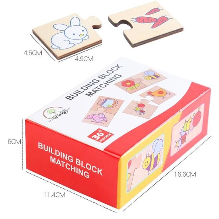 Jeu d'apprentissage pour enfants - MARQUE - Puzzle de tri d'animaux - 1 joueur ou plus - 3 ans et plus - Mixte
