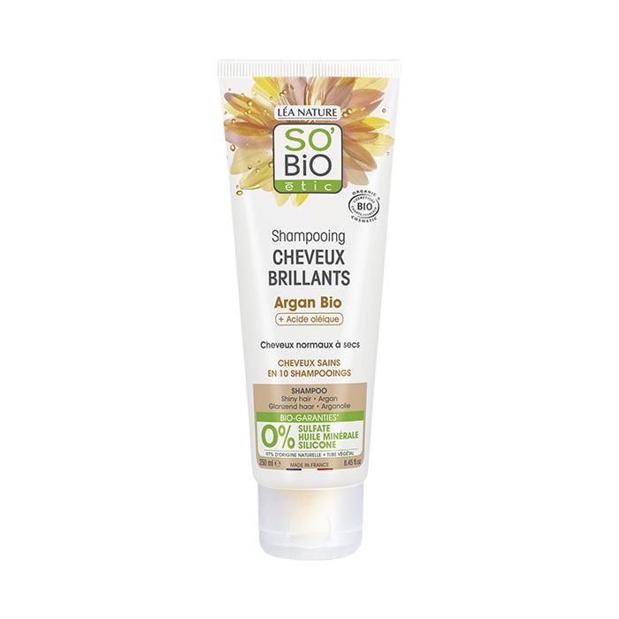 So&#039;Bio Étic Cheveux Brillants Shampoing Argan &amp; Acide Oléique Bio 250ml