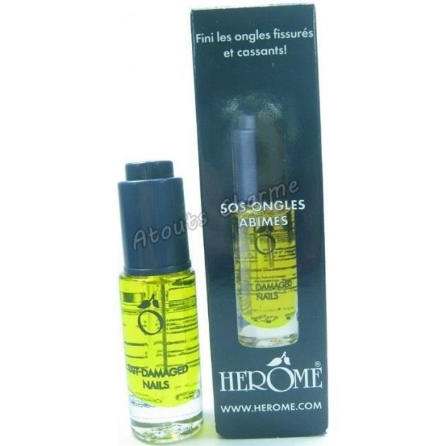 Base - Herôme - SOS Ongles Abîmés - 7ml - Réparateur - Sérum Naturel