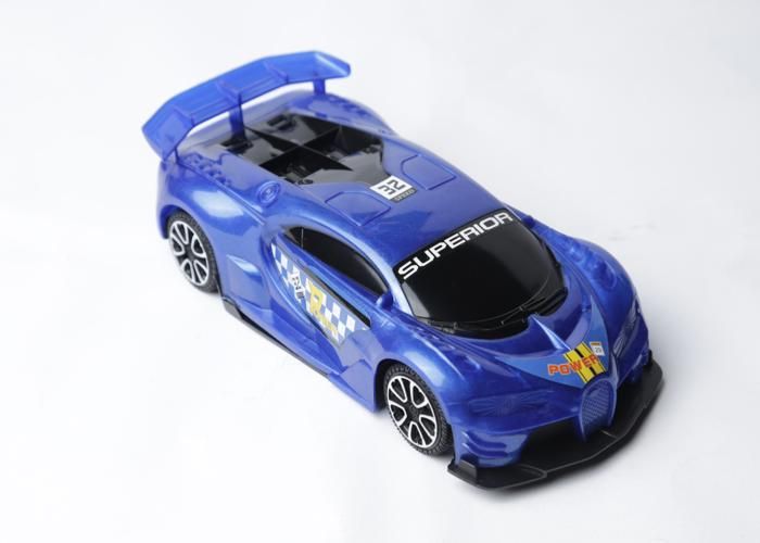 Jouet Voiture - GENERIC - Voiture de friction - Couleur bleue - Pour enfants - À partir de 3 ans