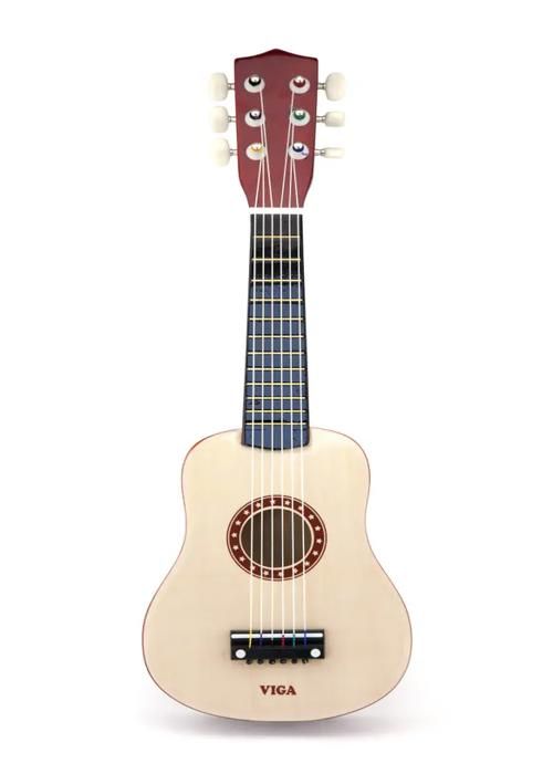 Jouet musical - VIga - Guitare 21" - Bois de hêtre - Peintures non toxiques - Pour enfants à partir de 3 ans