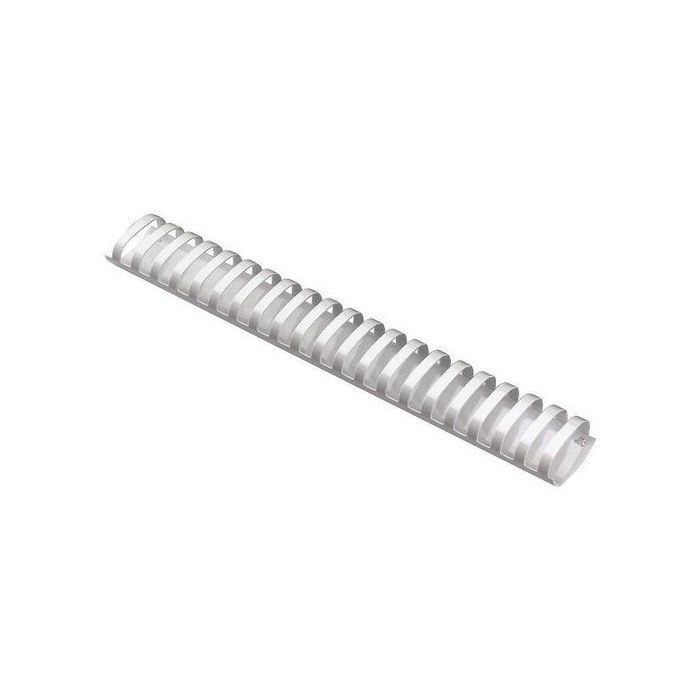 Reliure en plastique 38 mm blanc (50 reliures)