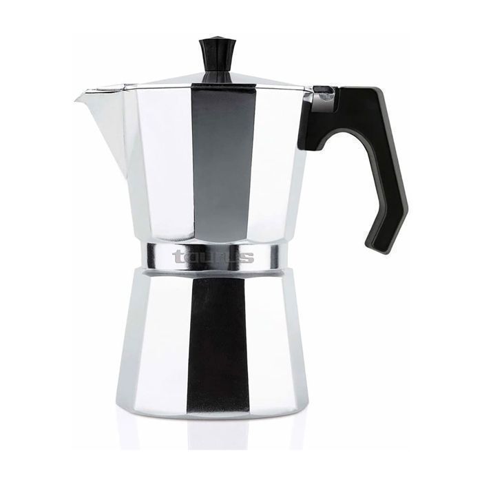 Cafetière Italica - TAURUS - 6 Tasses - Aluminium - Compatible Gaz, Électricité, Vitrocéramique