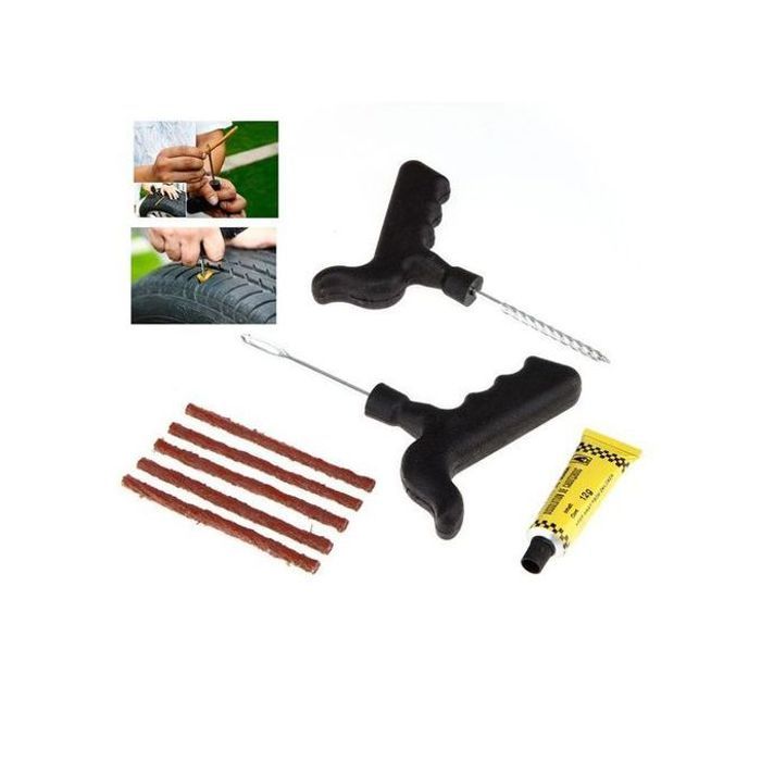 Kit de Réparation pour Pneu Tubeless - Voiture & Moto