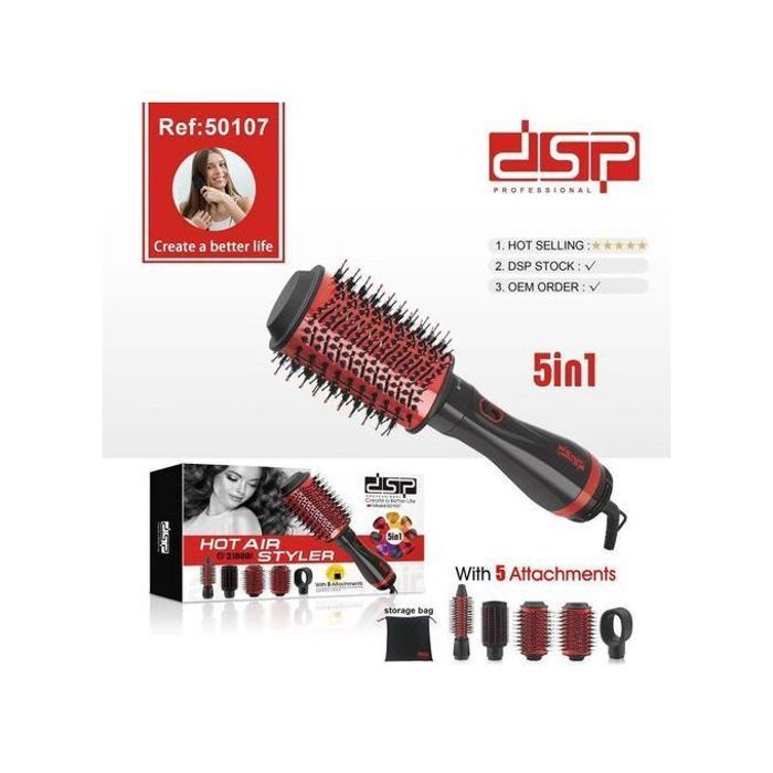 Dsp Brosse à Air chaud sèche-cheveux 5en1,Professionnelle Outils et appareils coiffants
