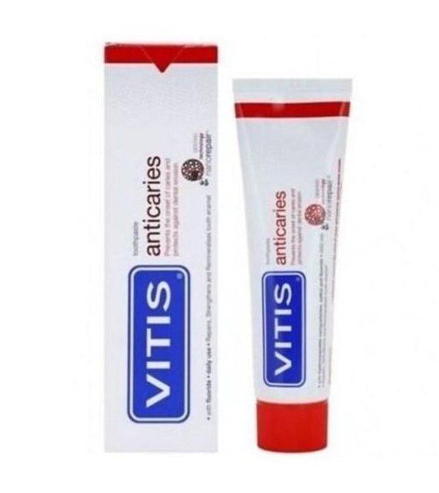 Dentifrice - VITIS - Anticaries - 100ml - Renforce l'émail - Protège contre l'érosion