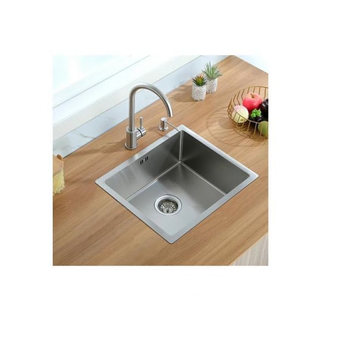 Évier de cuisine - SM - Inox 304 - 45x40 cm - Grande capacité - Facile à installer
