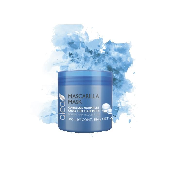 Masque capillaire - ALEA - Masque fréquemment utilisé - 400 ml - Protéines de soie - Extrait de citron vert