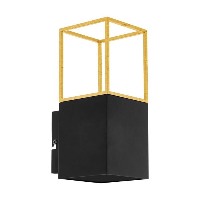 Applique Murale - EGLO - Montebaldo - Acier Noir - GU10 - 5 W - Design Contemporain