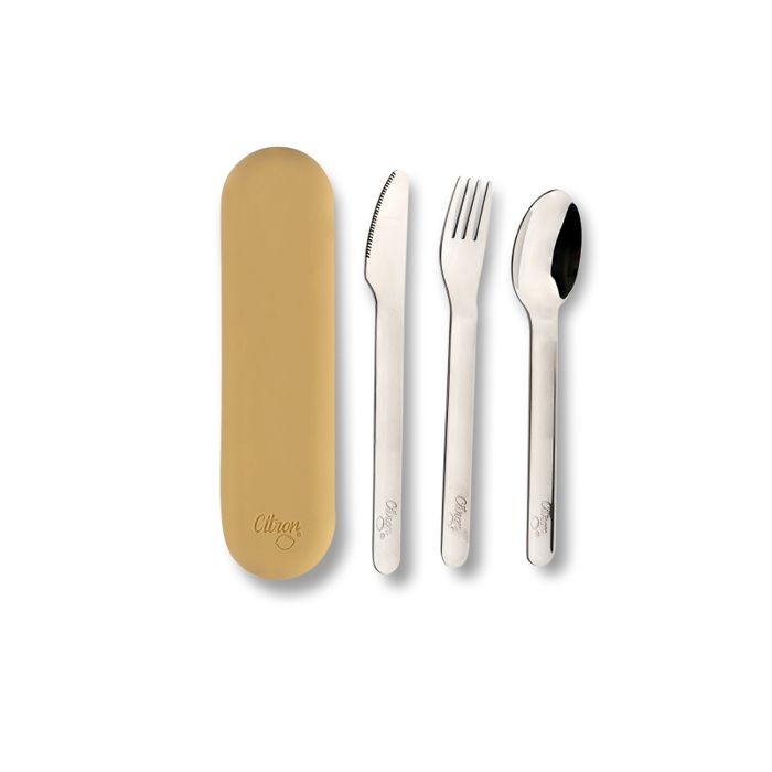SET DE COUVERTS JAUNE
