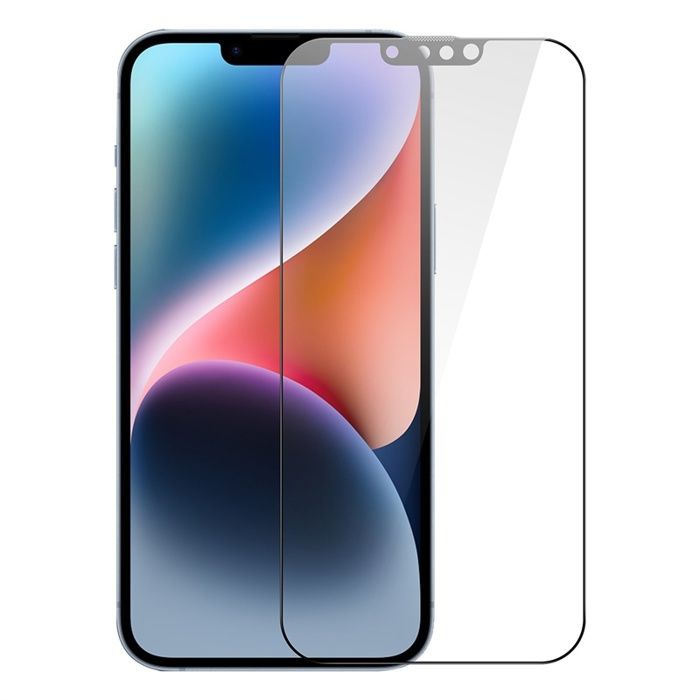 Protecteur d'écran en verre trempé HD à couverture complète pour IP 14Pro Max-sgzt000302