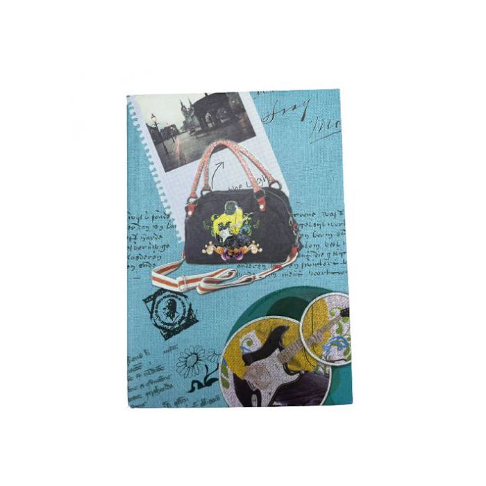 Panda Registre Broche A5 note book  petit carreaux,