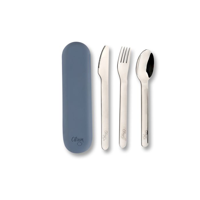 SET DE COUVERTS BLEU MARINE