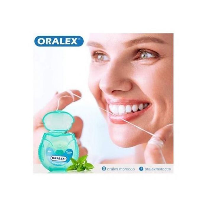 ORALEX Fil dentaire ciré et mentholé 50 M