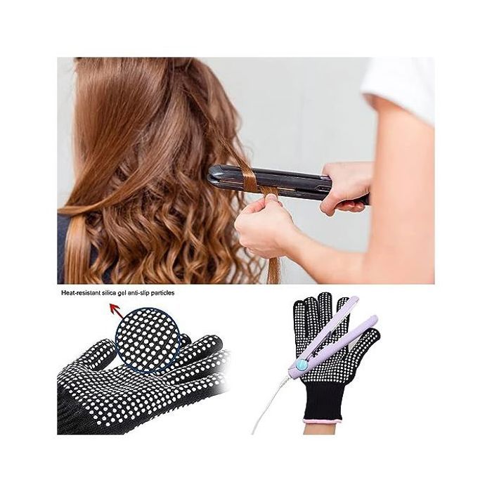 Gants chaleur lisseur cheveux