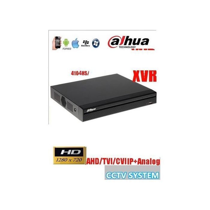 Dahua Dvr XVR Originale Enregistreur  Vidéo Dhi-Xvr4104hs-x1 pour 4 canaux HDCVI: - HD 720p-TVI -720p