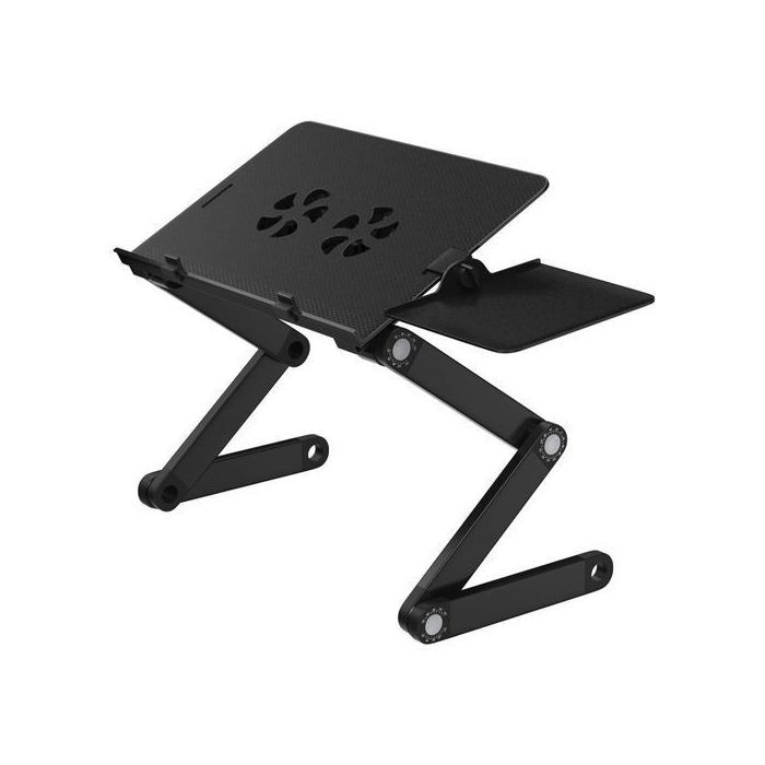 table pliable en aluminium Noir