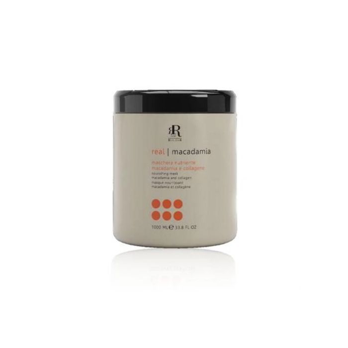 Masque nourrissant Macadamia Star au collagène (1000 ml) - Pour cheveux secs et abîmés