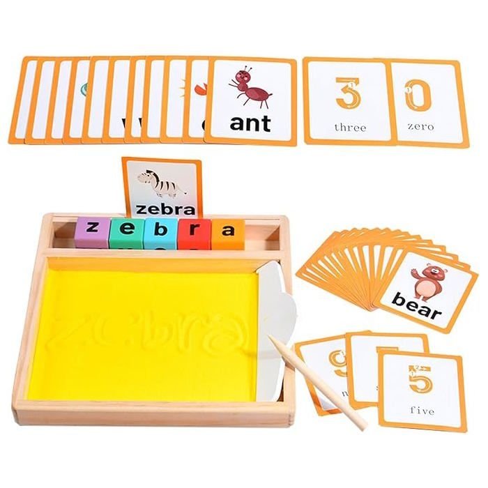 JEU DAPPRENTISSAGE POUR ENFANTS - Wordpad - Développe la motricité fine - À partir de 3 ans - Mixte