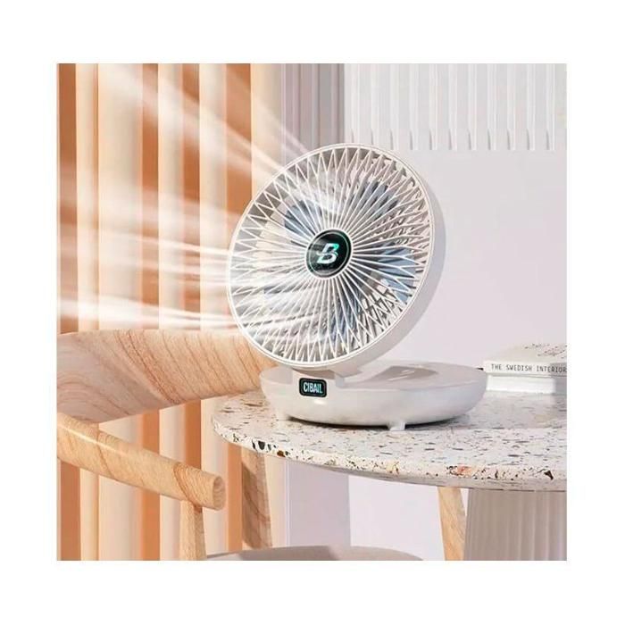 Ventilateur mural pliable CIBAIL S1 – Rechargeable et multifonction