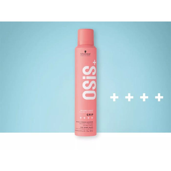 Mousse Coiffante - OSiS Grip - Volume - Brillance Naturelle - Protection Cheveux