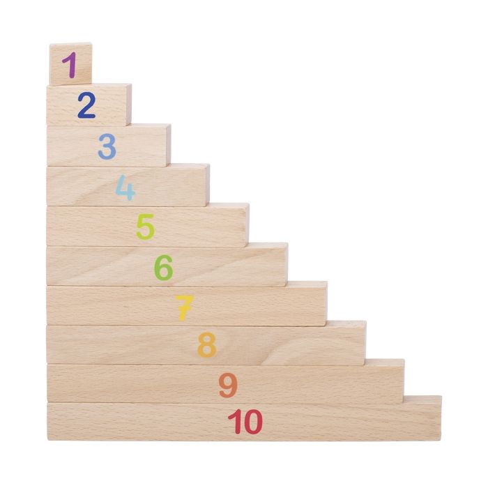 Réglettes de calcul - Goki - GK-58535 - Matériel éducatif - Bois - 36 pièces