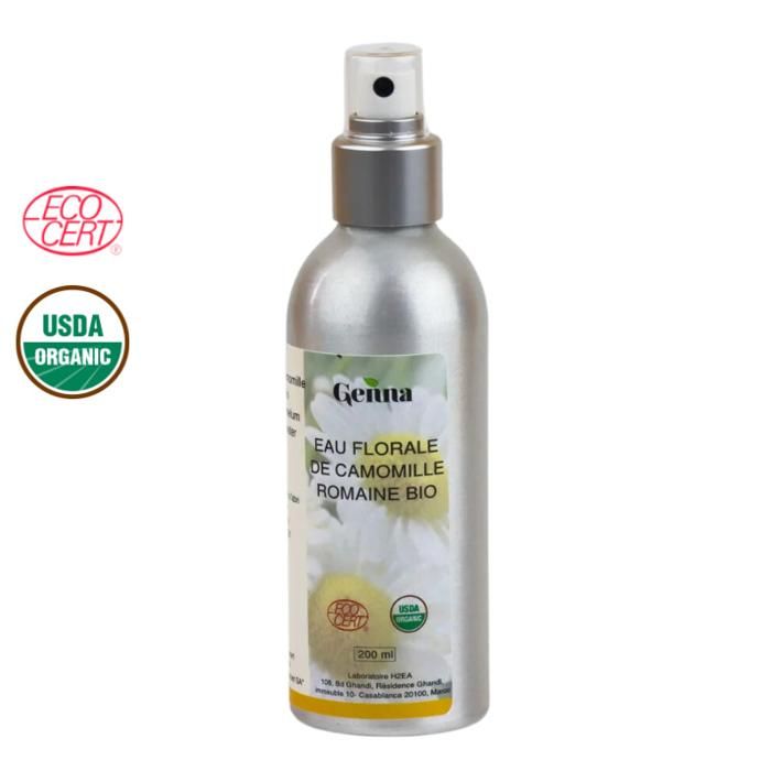 Eau Florale - GENNA - Camomille Romaine - 200 ml - Hydratant - Apaisant - Purifiant