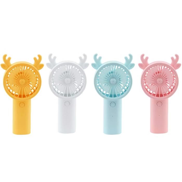 Mini Ventilateur Portable De Bureau Rechargeable  (Couleur aléatoire)