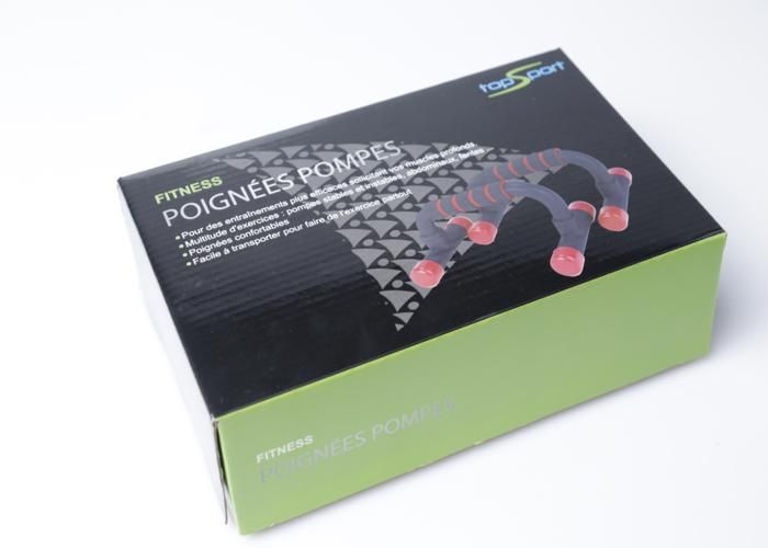 BARRE DE PUSH UP NOIR ET ROUGE