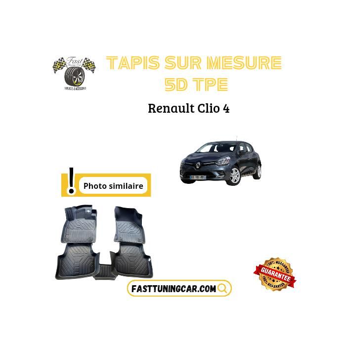 Tapis sur mesure 5D TPE Renault Clio 4