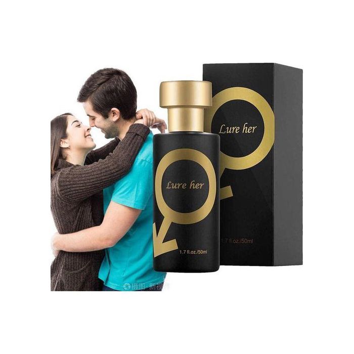 original Parfum Lure Her pour homme, parfum Golden Lure aux phéromones.