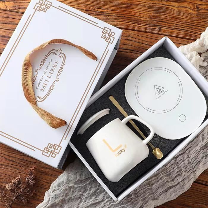 Chauffe-tasse portable USB BLANC - XIAOMI - Coussin chauffant pour lait et eau - Appareil ménager