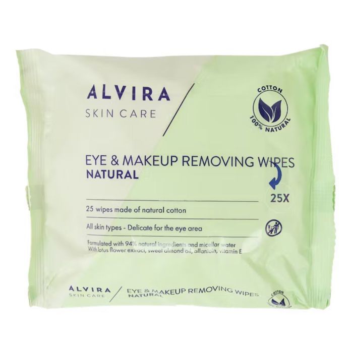 Alvira Lingettes Démaquillantes 25 Pièces