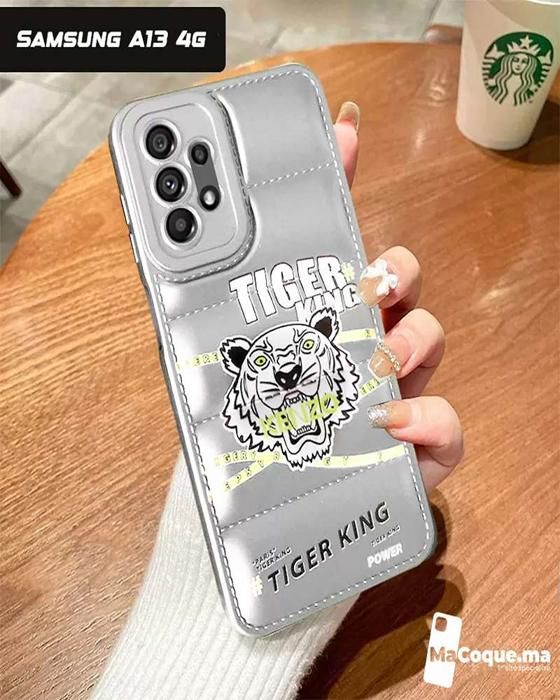 Silver Coque Samsung A13 4G Antichoc TPU NF