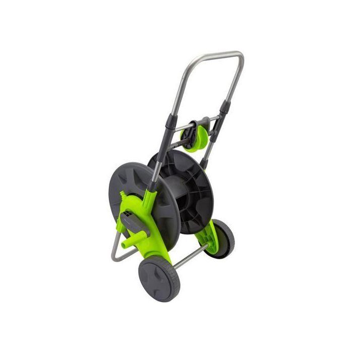Gardenstar Chariot Enrouleur Portatif avec Roulettes Pratique, Compact et Robuste